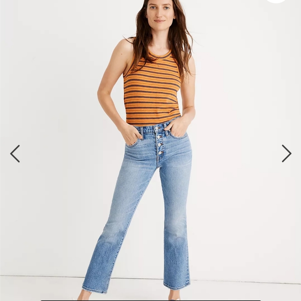 Madewell Cali Demi-Boot Jeans in Dory Wash